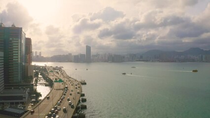 28 MAY 2022 the Island Eastern Corridor at hong kong