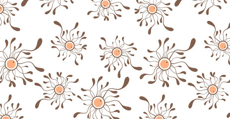 Abstract psychedelic background. Textured background with geometric shapes in the form of tentacles. Can be used for fabric, background, wrapping paper, digital paper.