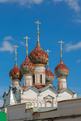 Fototapeta na wymiar Church of the Savior on the market square in Rostov the Great, Russia