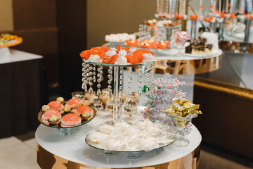 decorated table for christmas