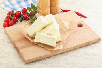 Natural organic Greek Feta cheese