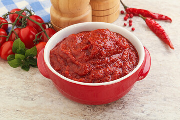 Natural organic pure tomato pasta