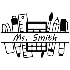 Teacher vector icon. School illustration sign. studies symbol or logo.