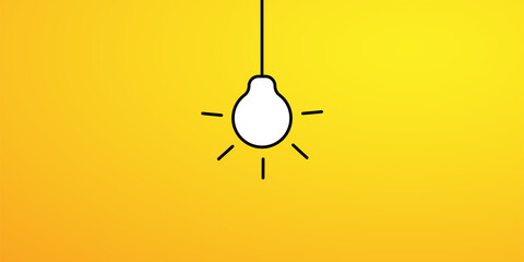 Idea lightbulb conceptual abstract illustration