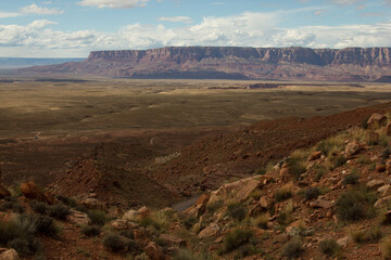 Grand Canyon, Arizona USA - 09 28 2016: The thrill of a journey into the Grand Canyon, an immense gorge created by the Colorado River in northern Arizona.