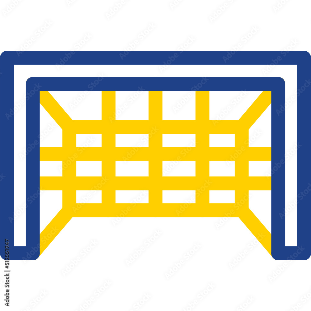 Sticker goal post icon