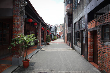 Asian street view in the old town