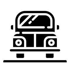 CAR glyph icon,linear,outline,graphic,illustration