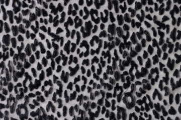Leopard wrinkled smooth black cloth seamless pattern background