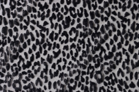 Leopard wrinkled smooth black cloth seamless pattern background