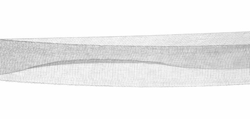 Medical bandage isolated on white, clipping