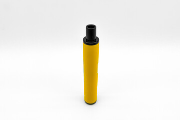 Modern electronic cigarette on a white background. Fashionable smoking device. E-cigarette for...