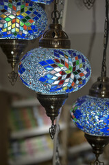 Different kind of ceramic souvenirs from Turkey