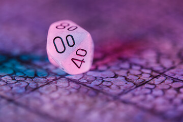 Dice for board game and role-playing game