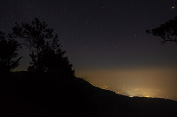 Light Pollution seen At Altitude 2000m above sea levels.