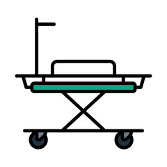 Medical Stretcher Icon