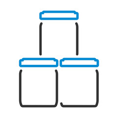 Baby Glass Jars Icon