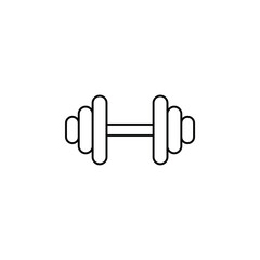 Fototapeta na wymiar Gym, Fitness, Weight Thin Line Icon Vector Illustration Logo Template. Suitable For Many Purposes.