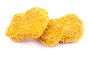 image of chicken nuggets white background 
