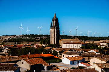 Naklejka premium Ampudia (Palencia)