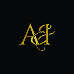 A and I , AI logo initial vector mark , AI luxury logo