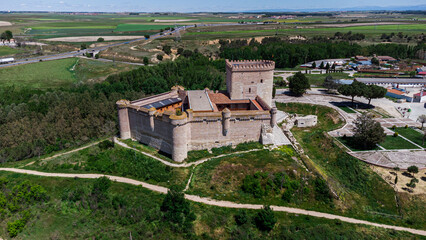 Fototapeta premium Arévalo y su castillo (ÁVILA)