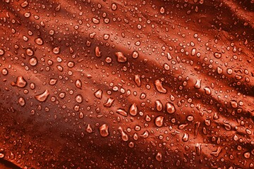 Water drops on the fabric