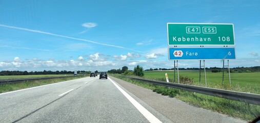 Dänische Autobahn, Richtung Kopenhagen