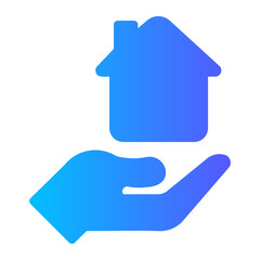 work from home glyph icon
