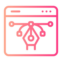 graphic design gradient icon