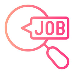 job search gradient icon