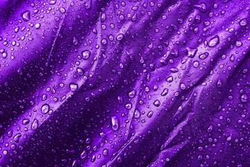 Water drops on the fabric