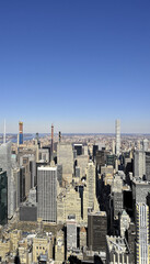 vue panoramique de New York beau temps sans nuage