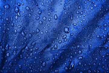 Water drops on the fabric