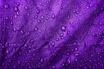Water drops on the fabric