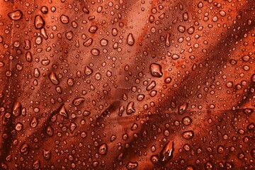Water drops on the fabric