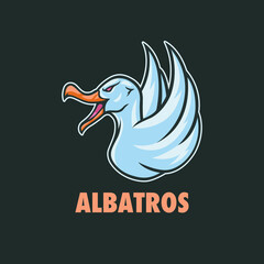 Obraz premium ALBATROS MASCOT LOGO