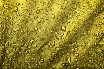 Water drops on the fabric