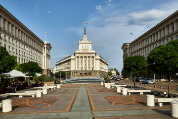 Obraz premium Square of Independence in Sofia
