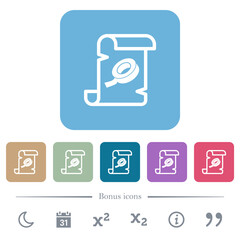 Script patch flat icons on color rounded square backgrounds