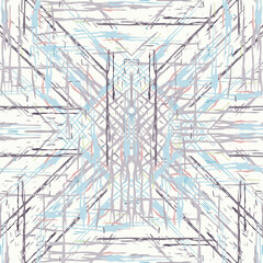 ethnic seamless pattern chevron dye tie batik