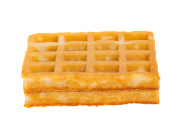 waffles with chocolate isolated