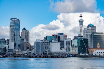 aukland city view from the sea