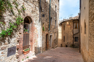 Fototapeta na wymiar San Gimignano, Toscana, Italy