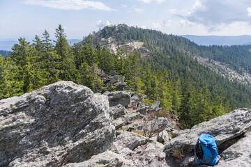 Blick vom kleinen Osser zum grossen Osseren 