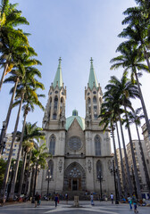 Catedral da Sé, região central da cidade de São Paulo 