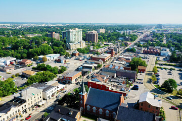 Aerial of Milton, Ontario, Canada - 512587515