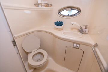 yacht interior bathroom