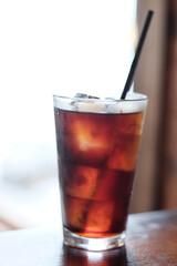 Fototapeta na wymiar glass of cola