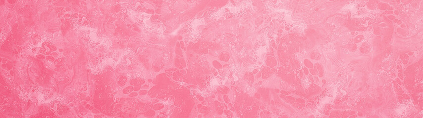 Luxurious Fluid Paint Creative Pink Texture Panorama Abstract Background